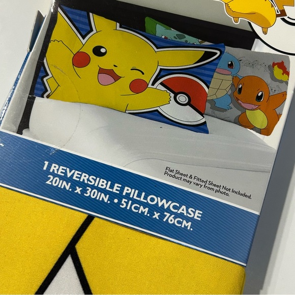 Pokemon Reversible Single Pillowcase - Picture 3 of 8